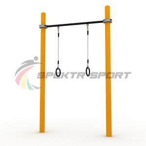 Купить Турник классический для занятий Воркаут с кольцами SP WRK-07 + Rings_76mm в Североуральске 