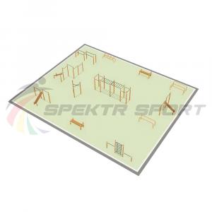 Купить Парковая площадка для Воркаут и WRK 2_76mm в Североуральске 